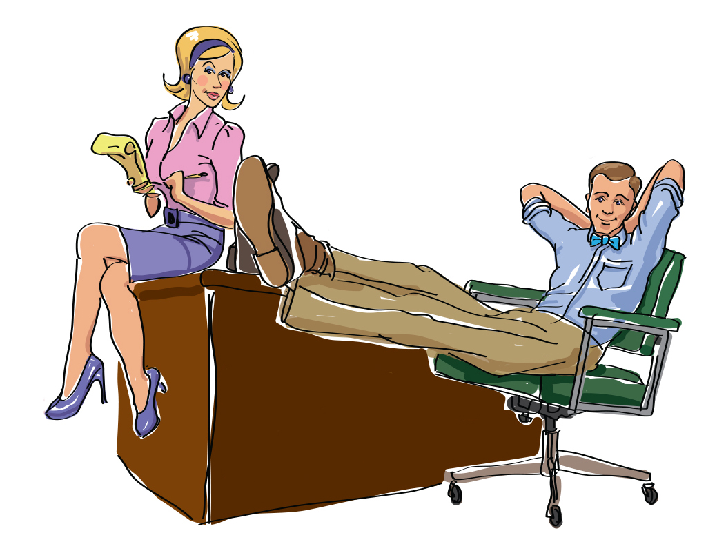 Illustration for musical, How to Succeed in Business Without Really Trying